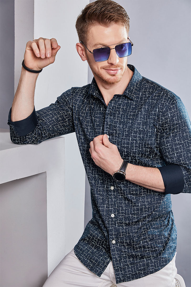 emerging-alaric-navy-blue-abstract-printed-shirt