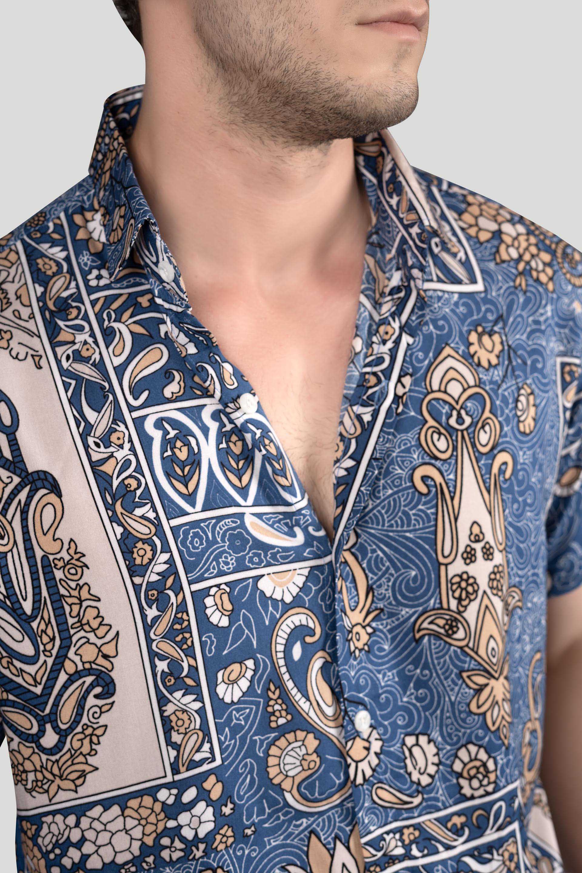 emerging-cillian-royal-blue-viscose-print-resort-shirt