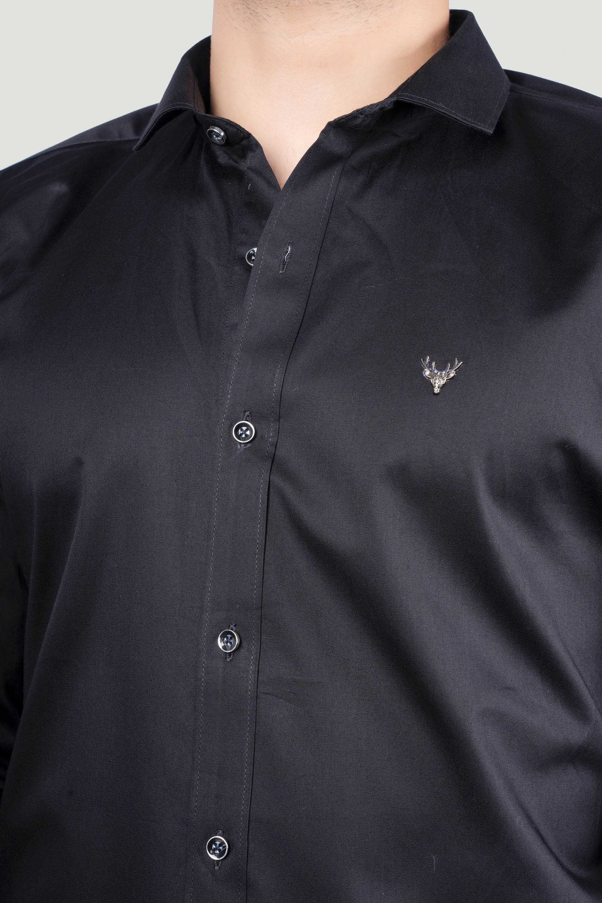 emerging-gabriel-black-solid-shirt