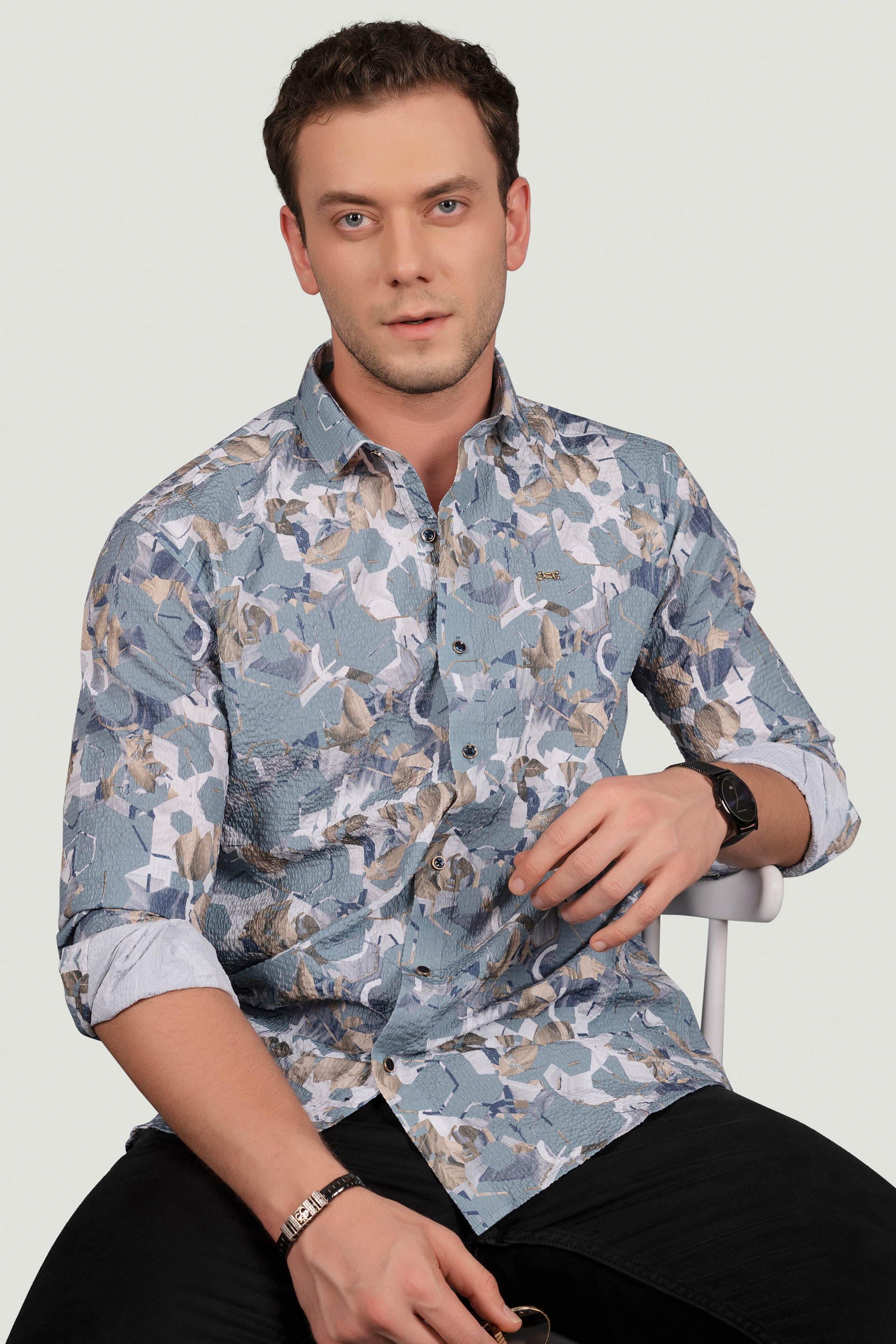 exclusive-chris-sky-blue-geometric-printed-shirt