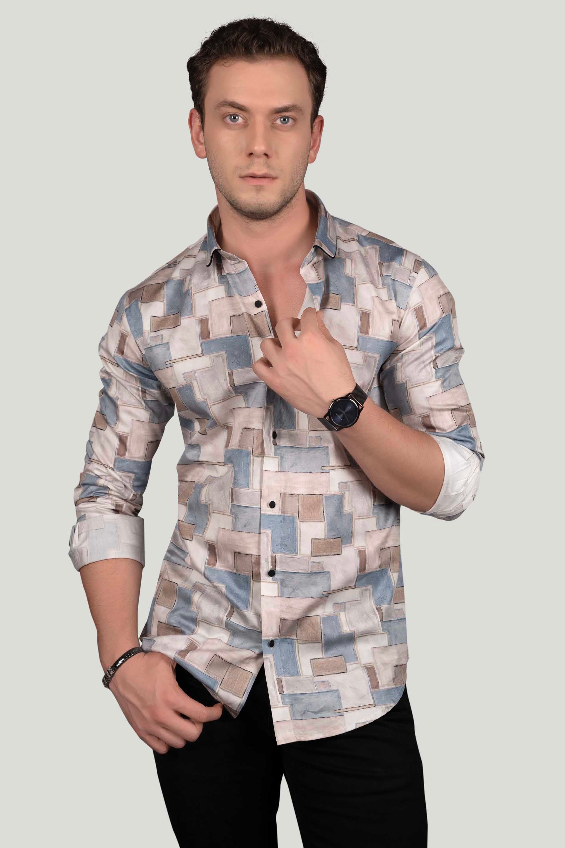 exclusive-waylen-brown-abstract-printed-shirt