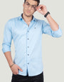 FORTUNATO SKY BLUE SOLID SHIRT