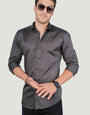 GASPARE BLACK SOLID SHIRT