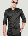 GIORDANO DARK GREEN SOLID SHIRT