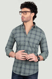 gleb-light-green-cotton-check-shirt