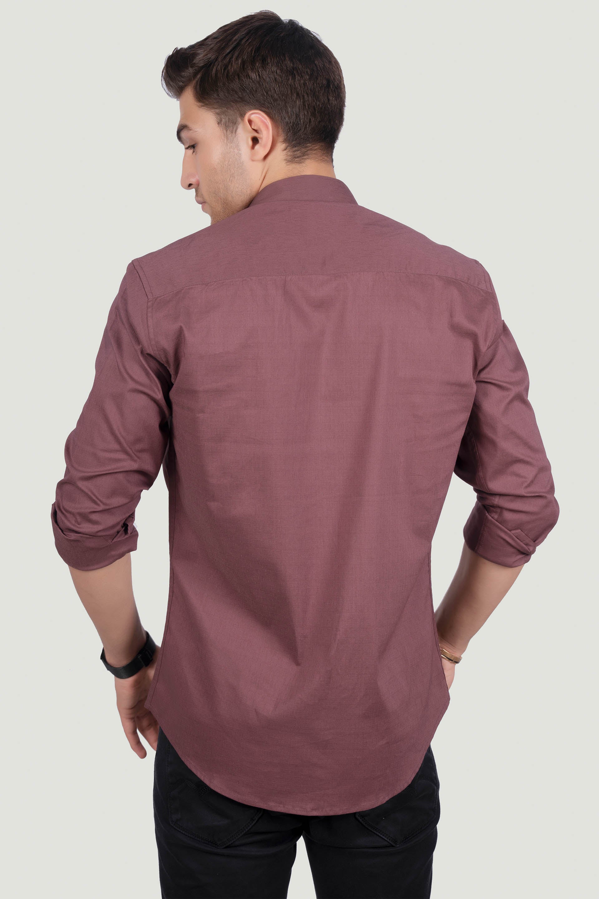 graceful-ludovico-maroon-solid-shirt