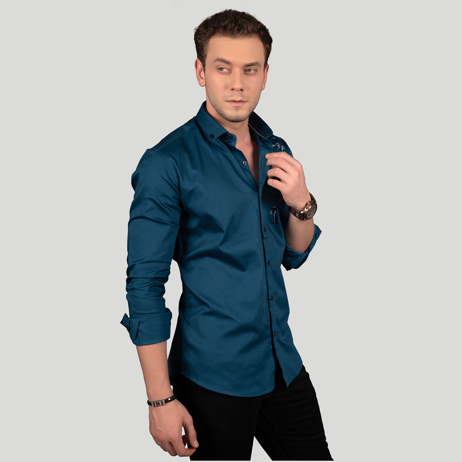 graceful-melvin-blue-party-wear-shirt