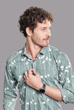 graceful-nestor-green-digital-floral-printed-shirt