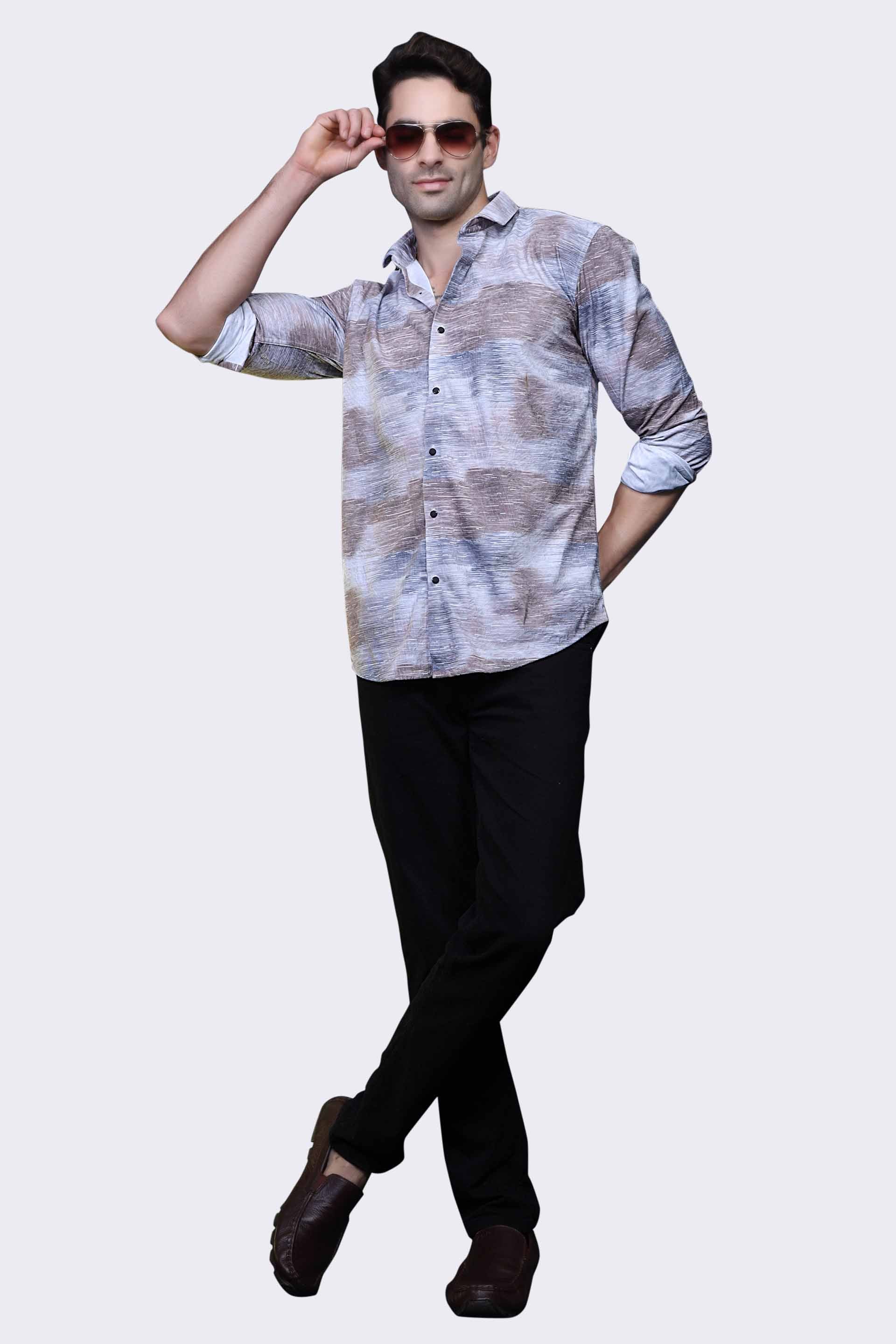 graceful-osman-gray-print-velvet-shirt