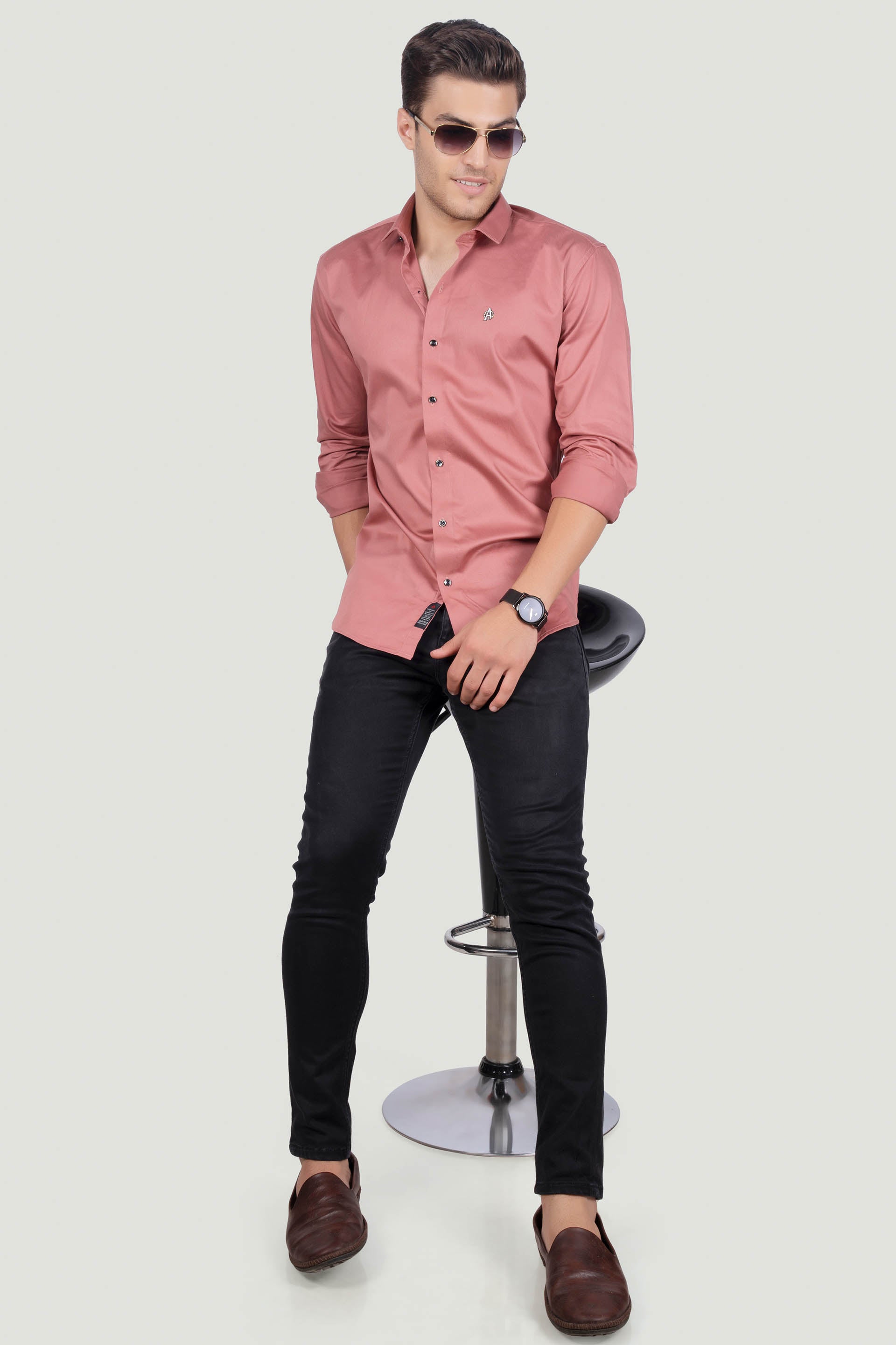 graceful-pirro-maroon-solid-shirt