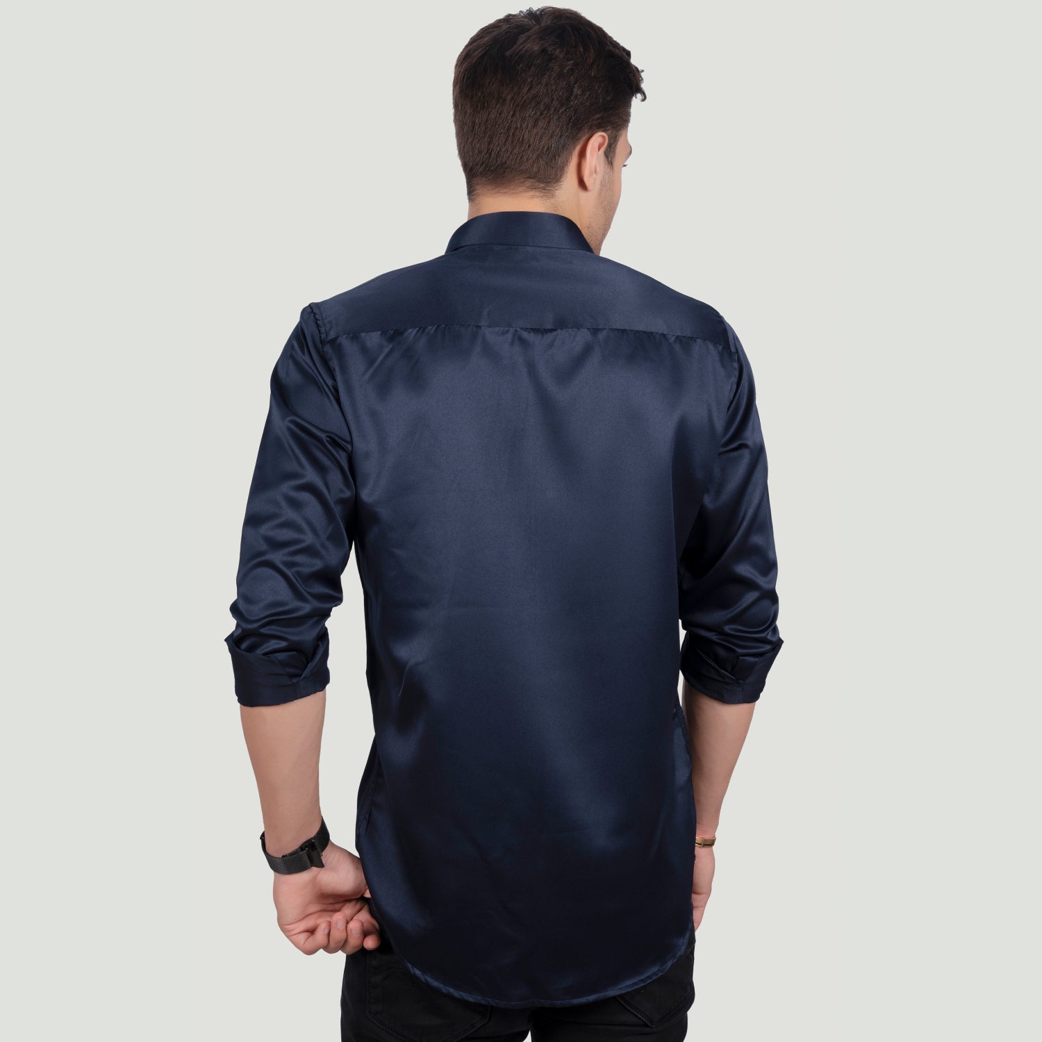 graceful-vito-navy-blue-solid-shirt
