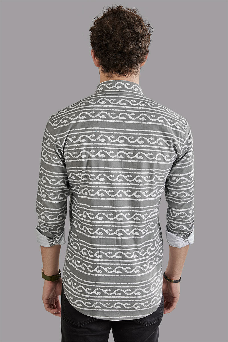 gradient-aurelio-green-stripe-printed-shirt