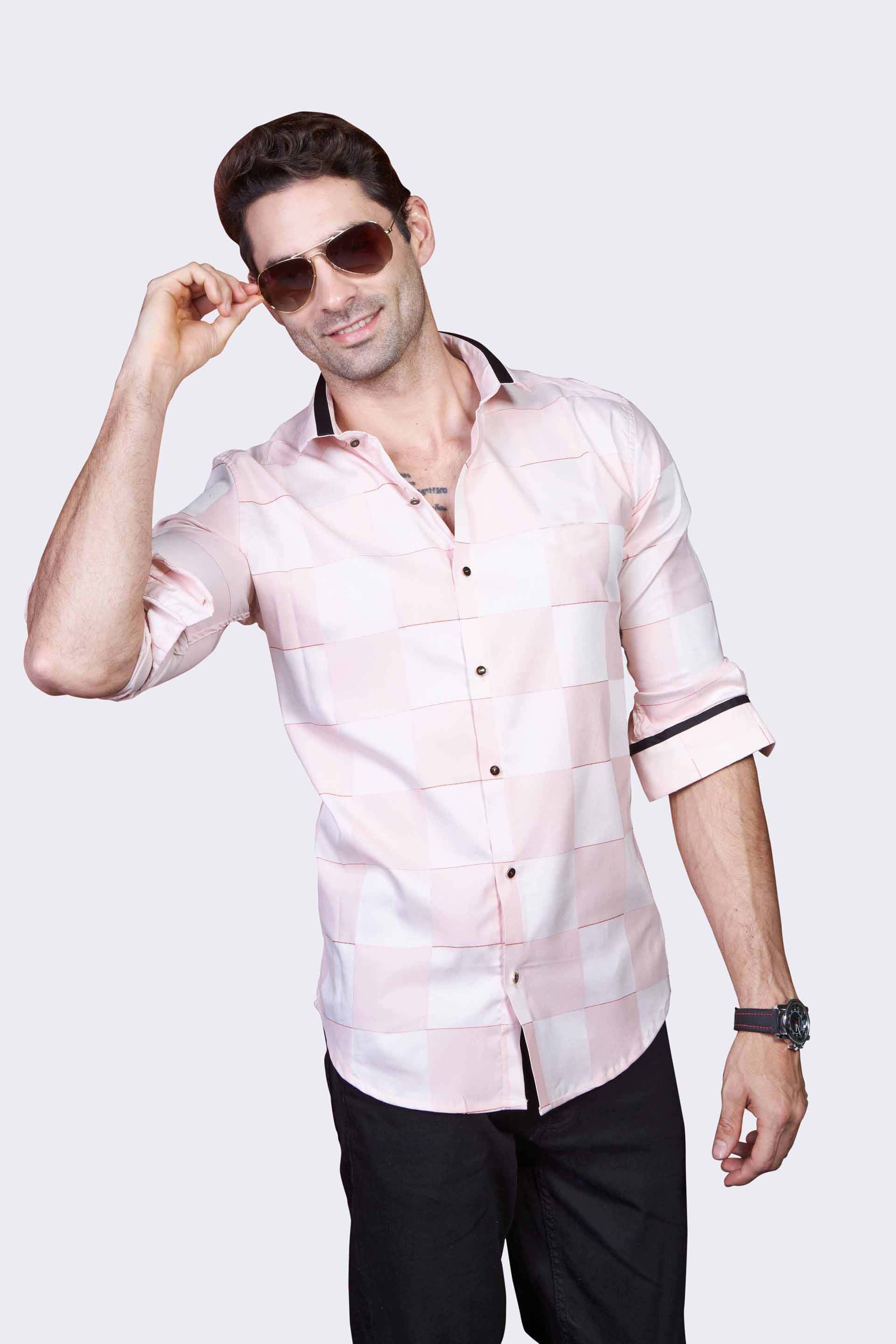 gradient-cotton-candy-grid-party-wear-shirt