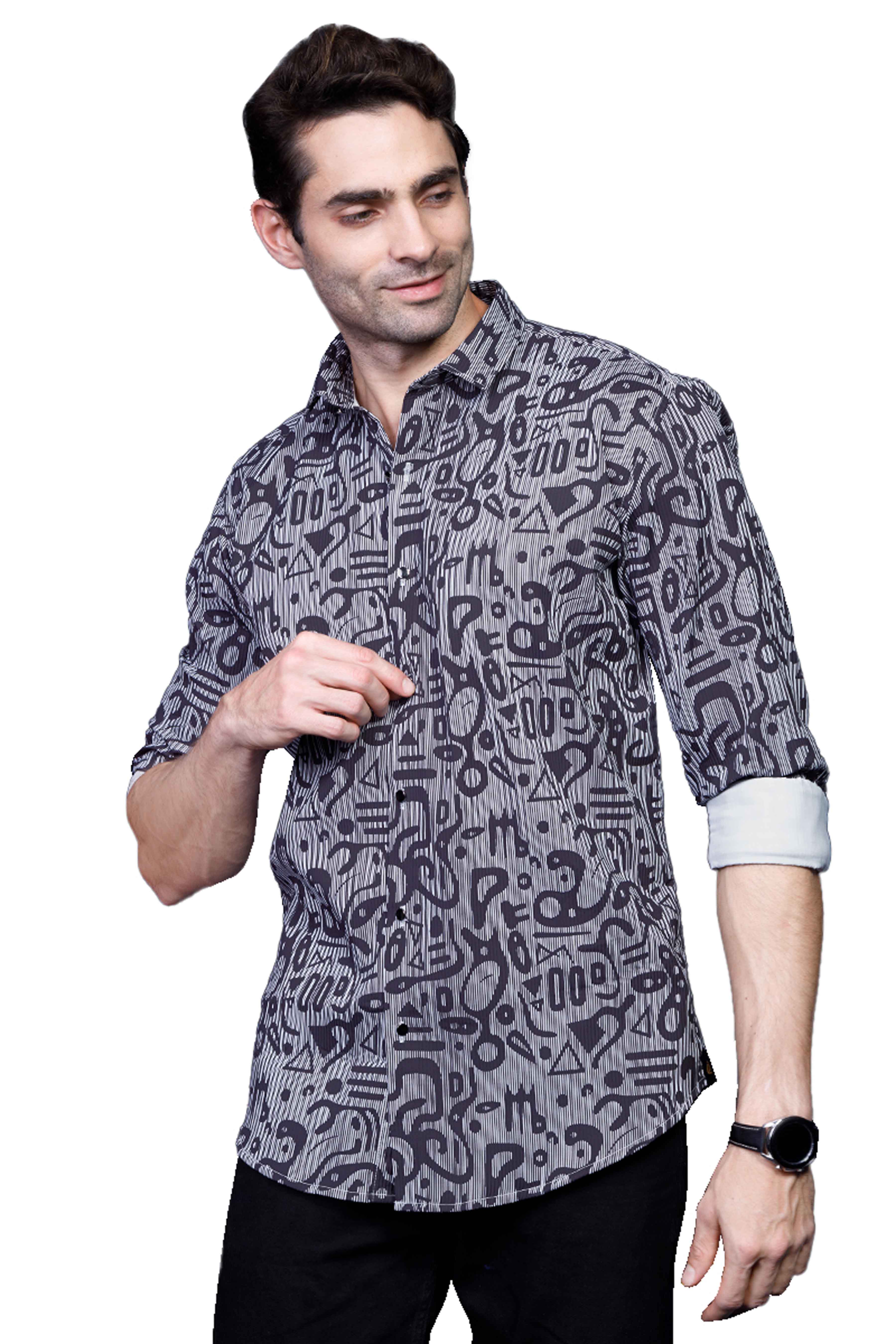 gardient-senses-black-abstract-printed-shirt