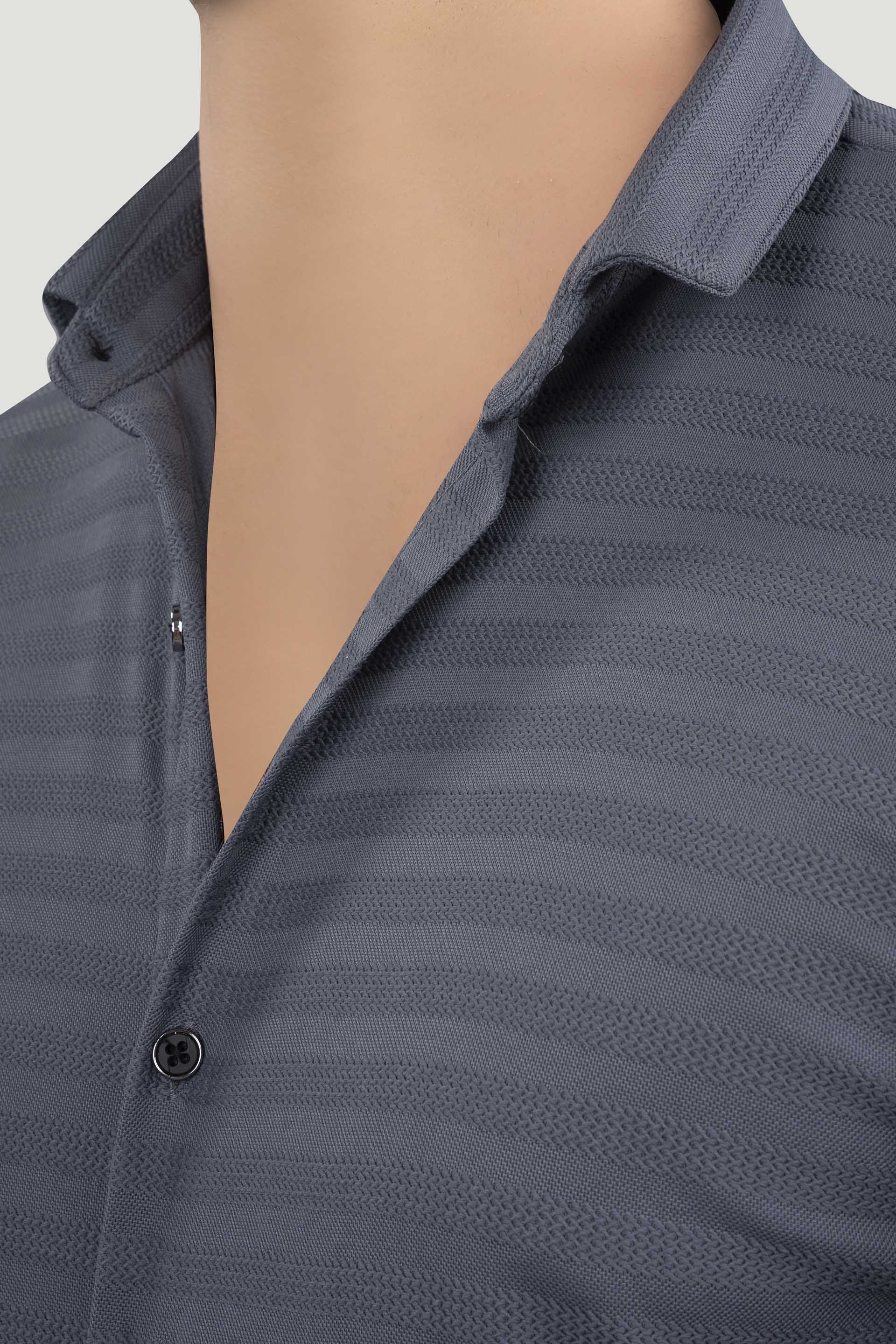 iconic-benjamin-grey-lycra-knitted-striped-shirt