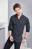 iconic-maksim-navy-blue-geometric-printed-shirt