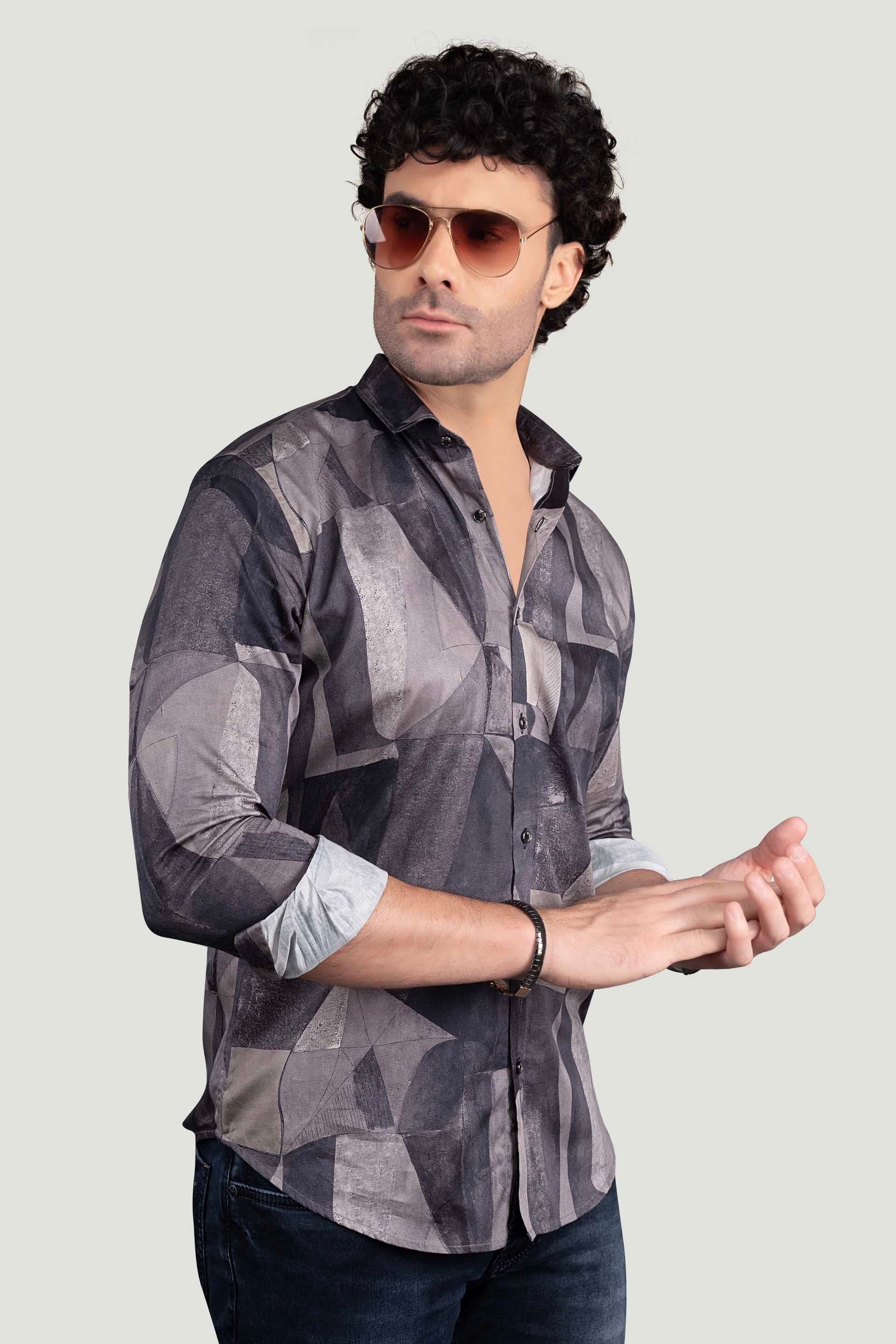 iconic-mikhei-grey-giza-cotton-club-wear-shirt