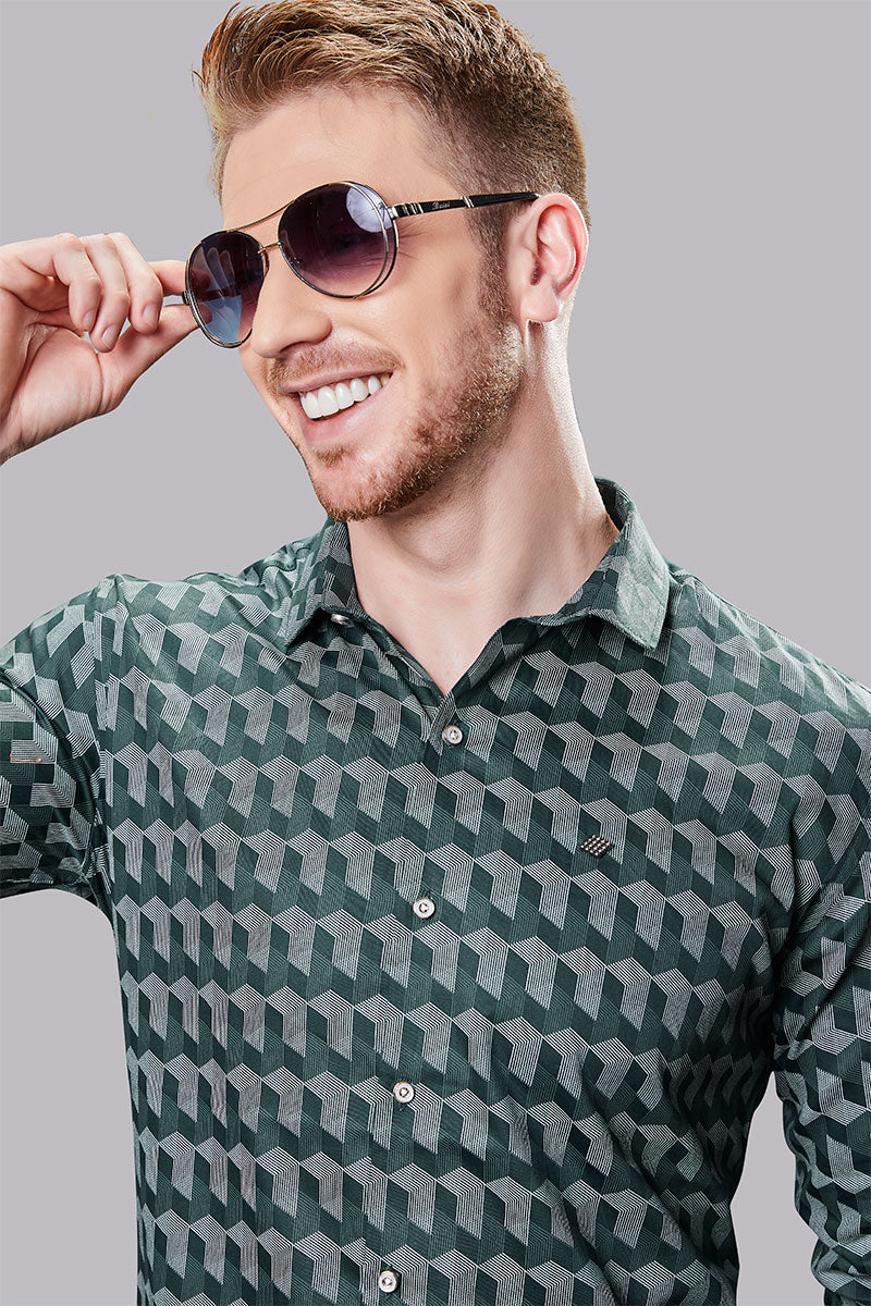 iconic-paxton-green-abstract-printed-shirt
