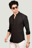 iconic-theo-black-solid-shirt