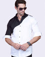 JADE BLACK SPLIT PARTY WEAR SHIRT