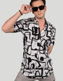 Jerry White Viscose Print - Resort Shirt