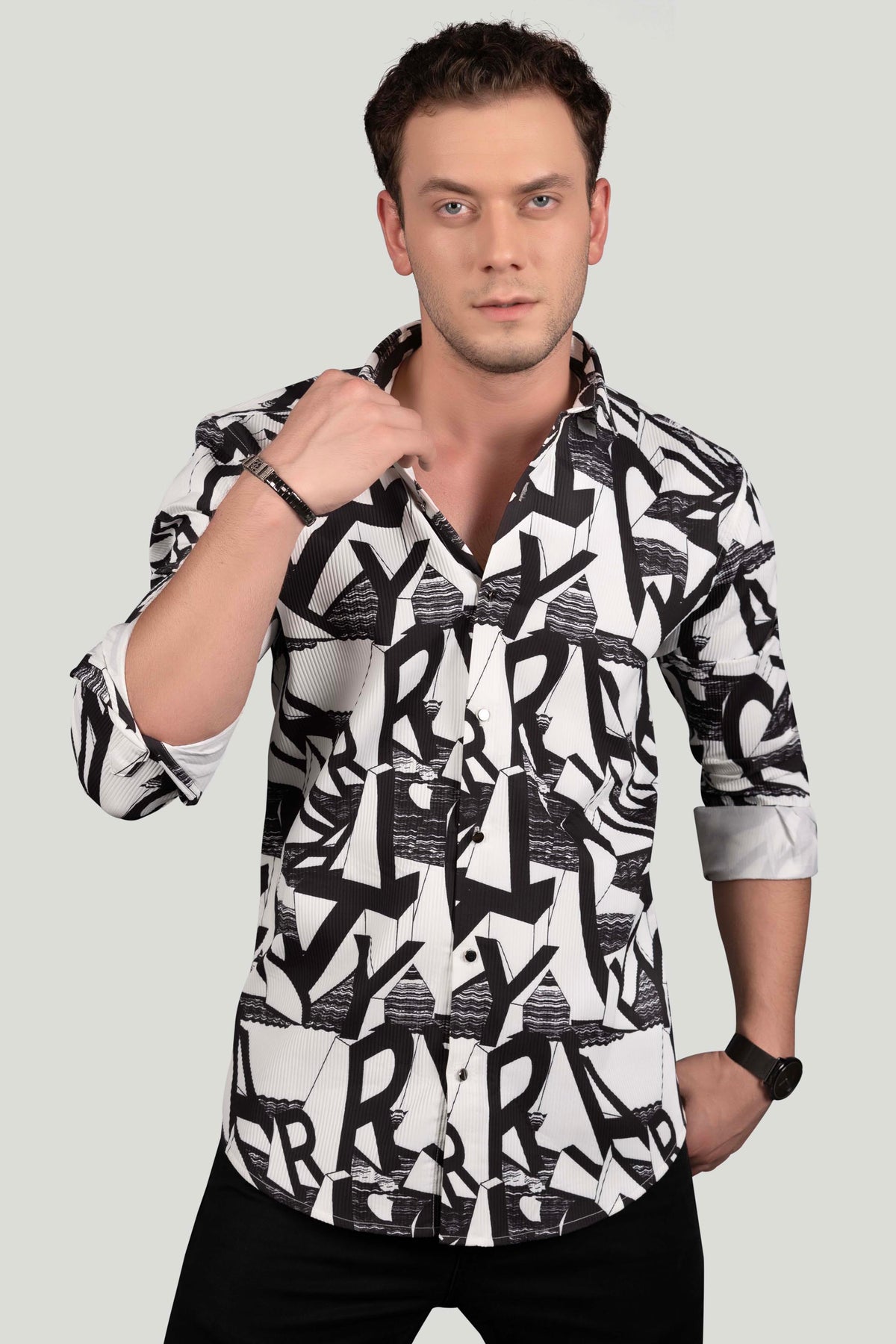 kellan-black-abstract-printed-shirt