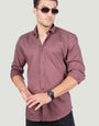 LUDOVICO MAROON SOLID SHIRT