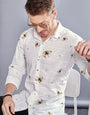 Lachlan White Floral Digital Printed Shirt