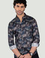 Leonti Multi Giza Cotton Club Wear Shirt