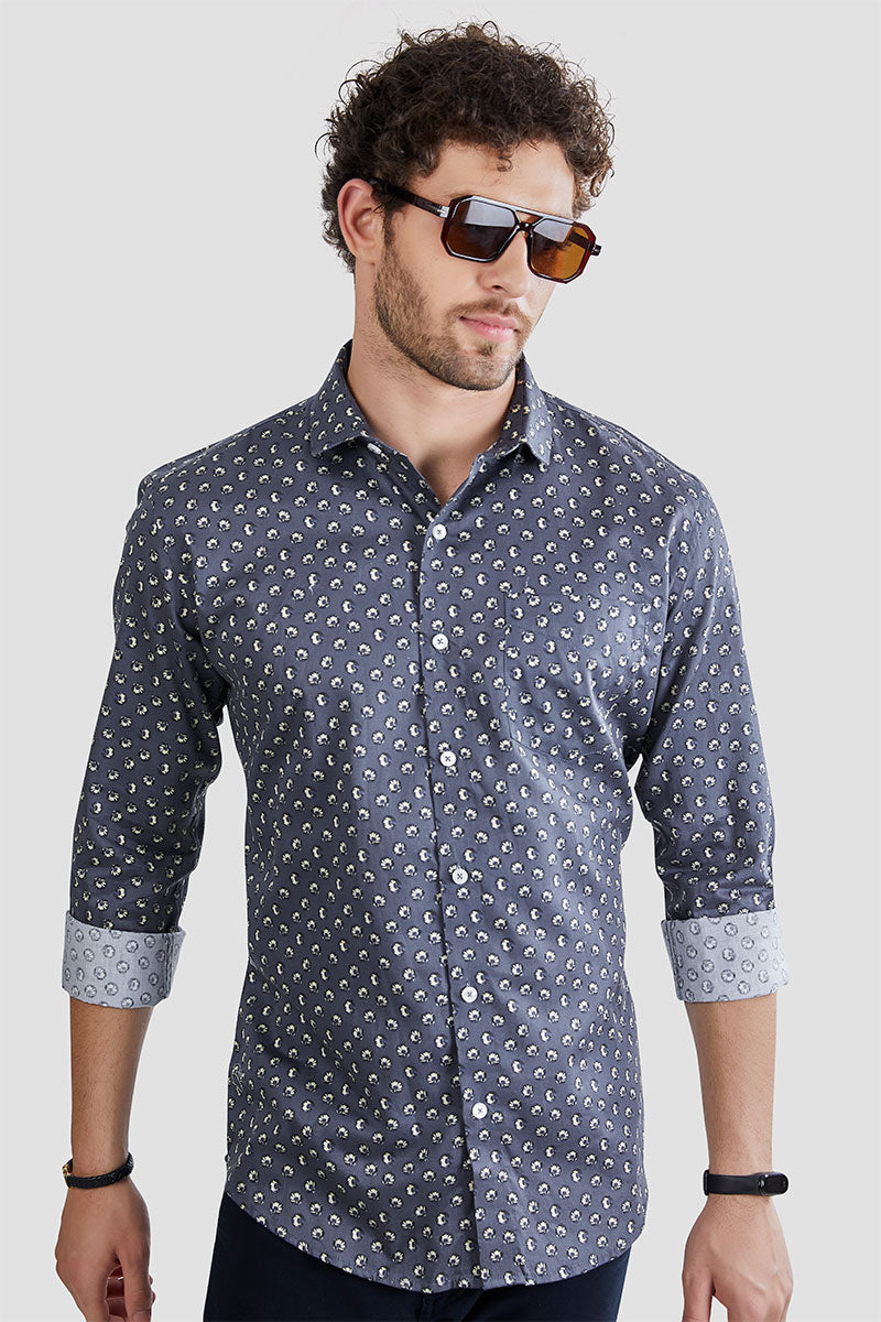 leopold-navy-blue-digital-floral-printed-shirt