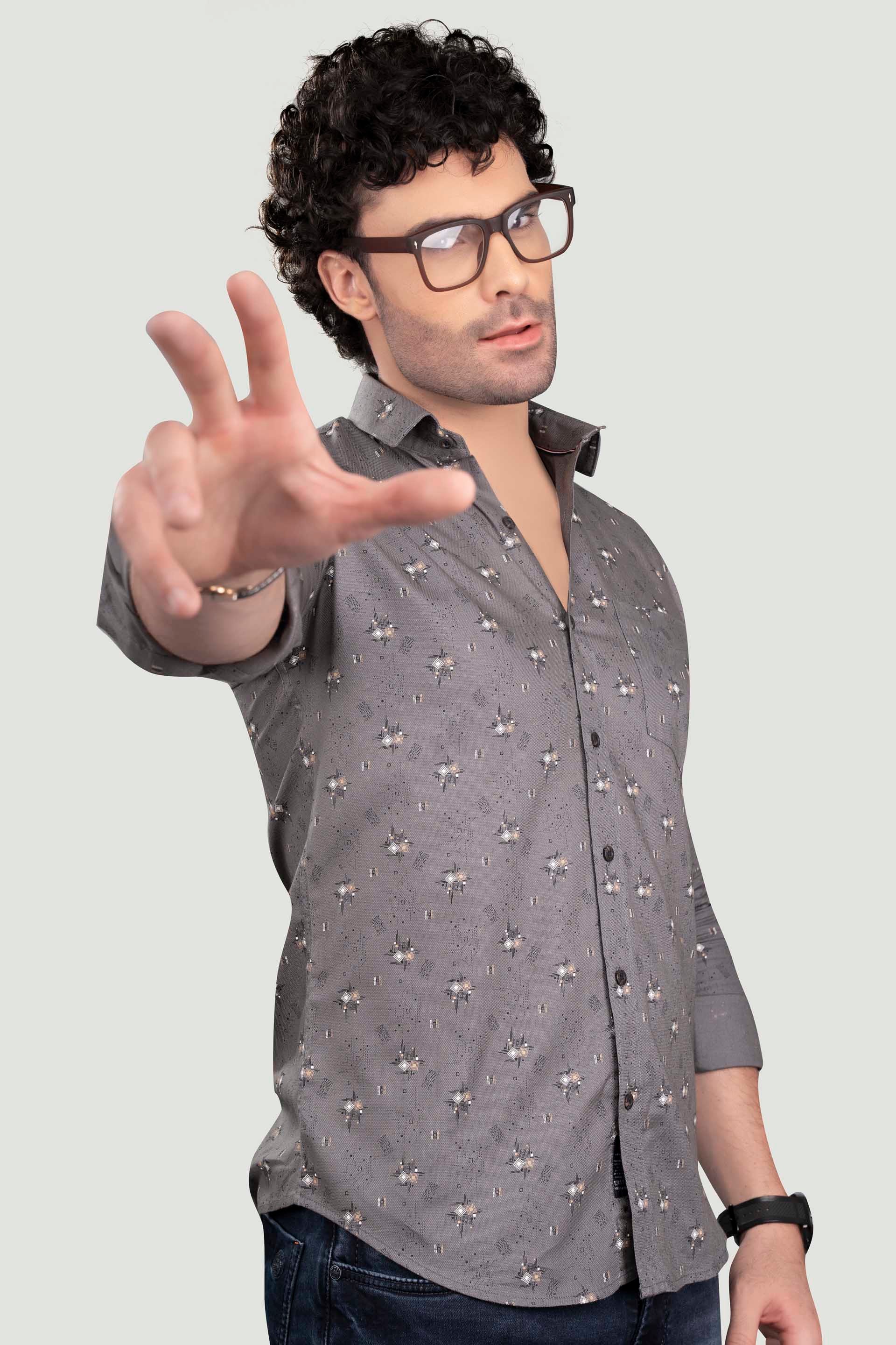 lively-arkady-grey-cotton-printed-shirt