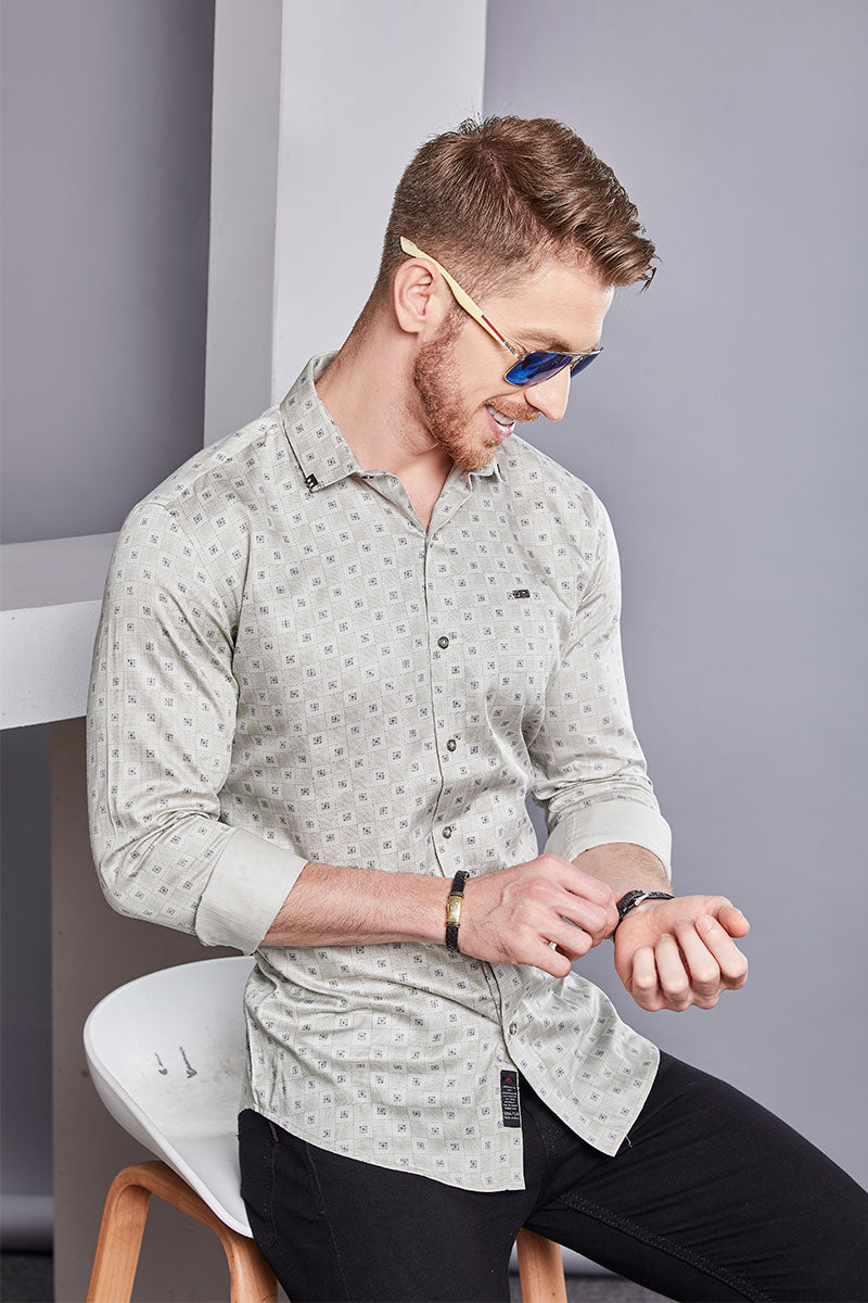 lively-beckett-grey-print-check-shirt