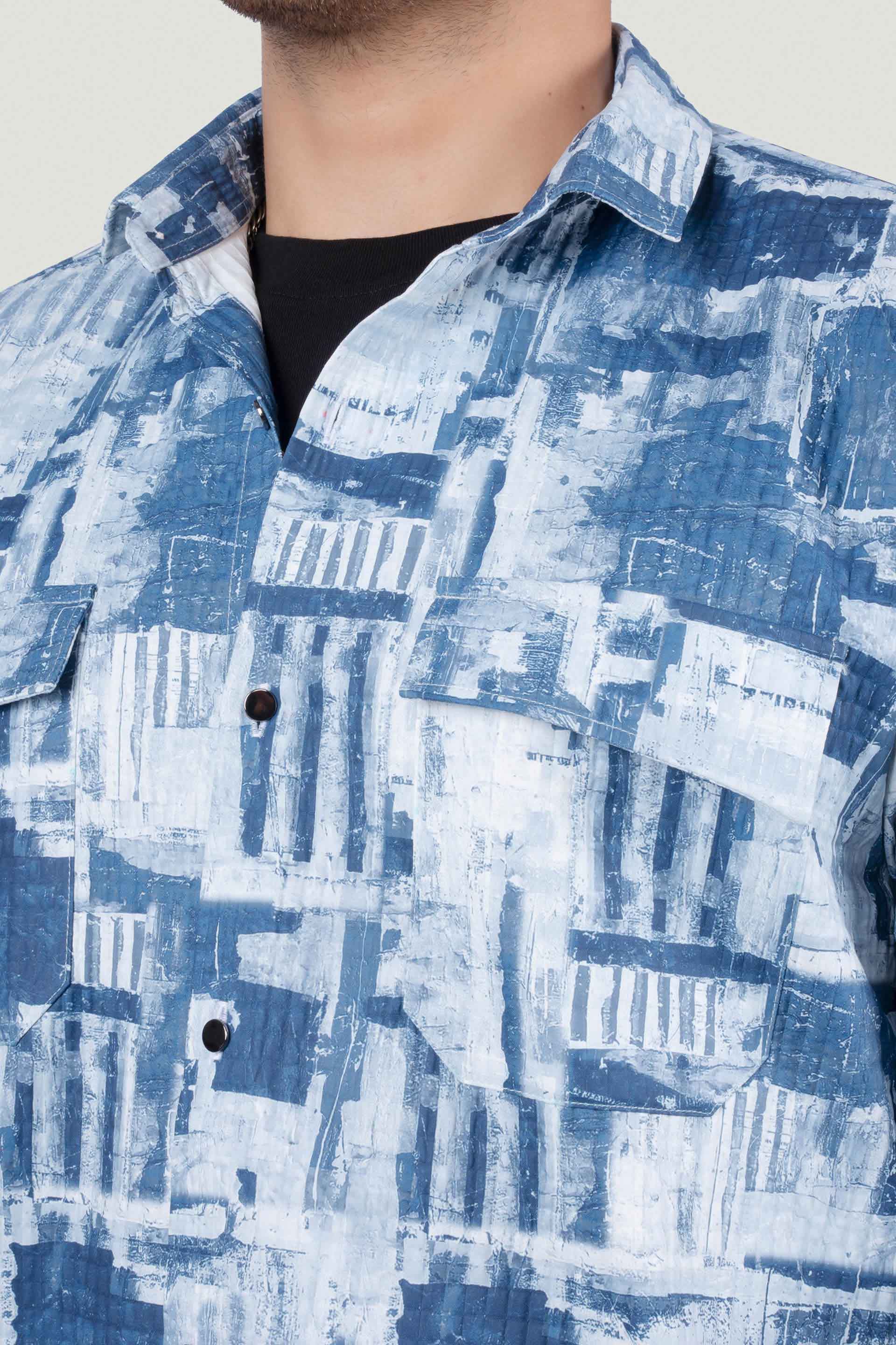 lively-double-pocket-george-blue-overshirt-printed-shirt