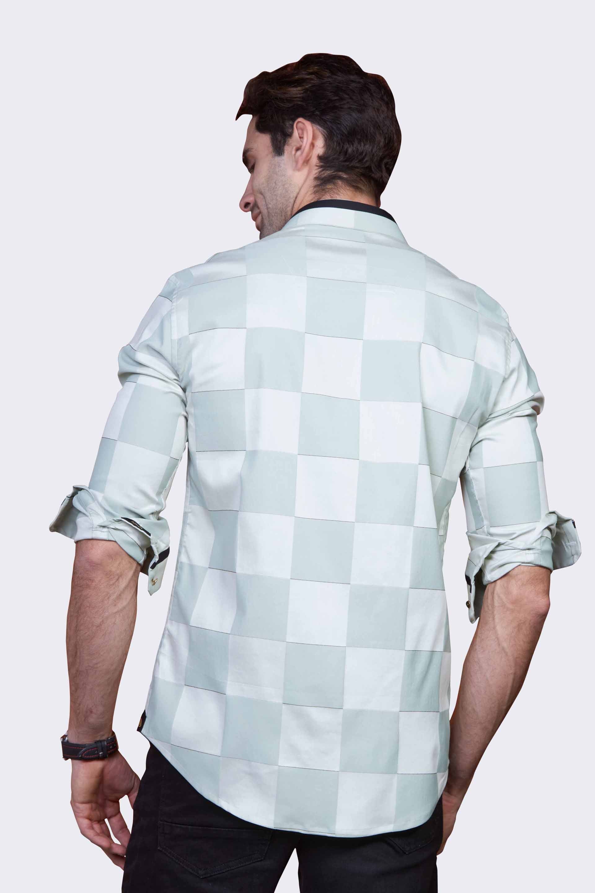 lively-emerald-grid-party-wear-shirt