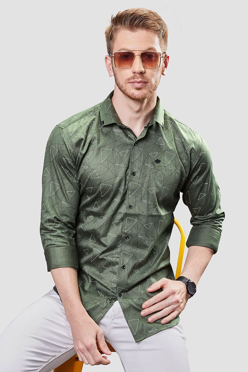 lorenzo-green-geometric-printed-shirt