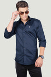 mark-navy-blue-solid-shirt