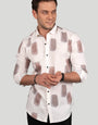 MITCHELL WHITE DIGITAL PRINTED SHIRT