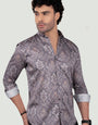 Maverick Purple Giza Cotton Club Wear Shirt