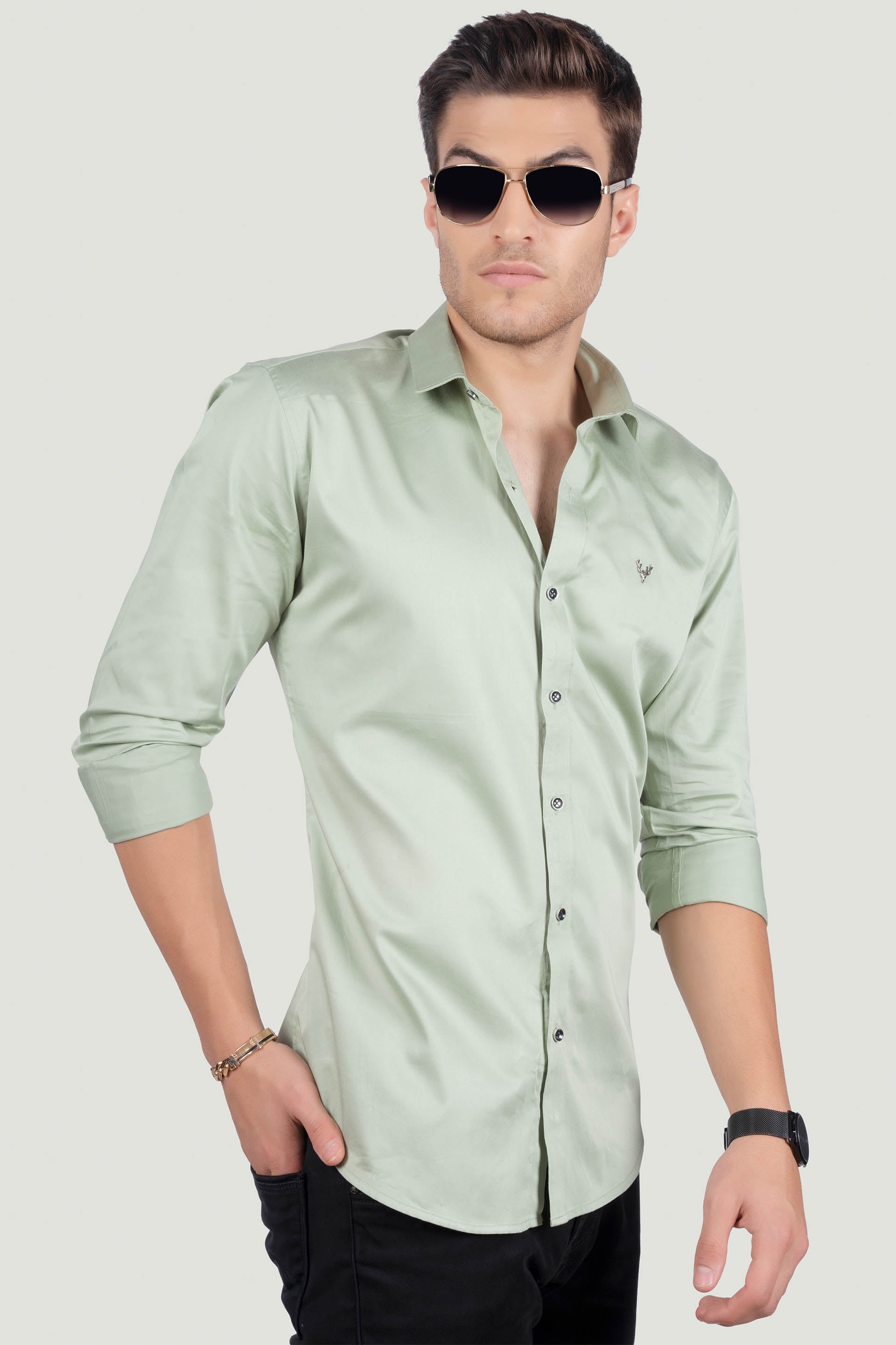 modern-lino-green-solid-shirt