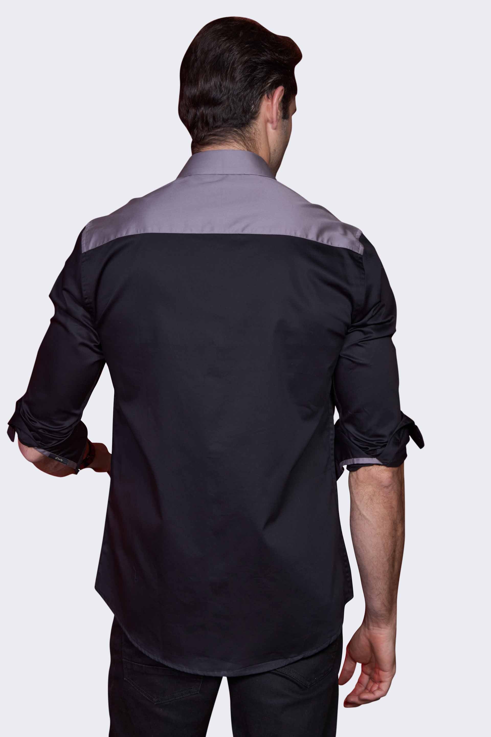 modest-black-shoulder-cut-party-wear-shirt