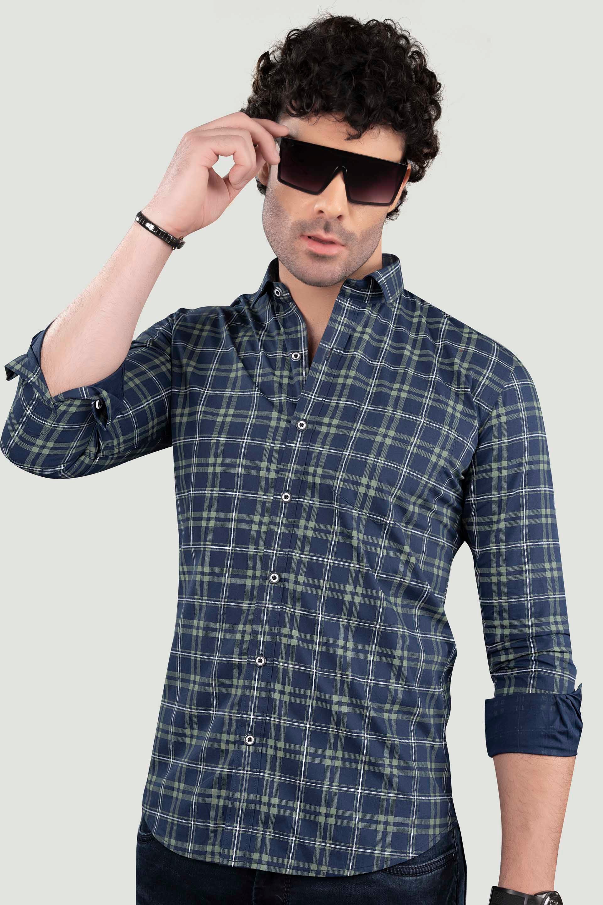 modest-georgiy-blue-cotton-check-shirt