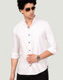 Nathan White Solid Shirt