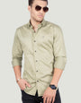 OSCAR LIGHT GREEN SOLID SHIRT