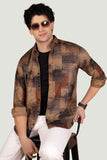 oliver-brown-print-corduroy-shirt