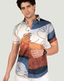 Oscar Multi Viscose Print- Resort Shirt