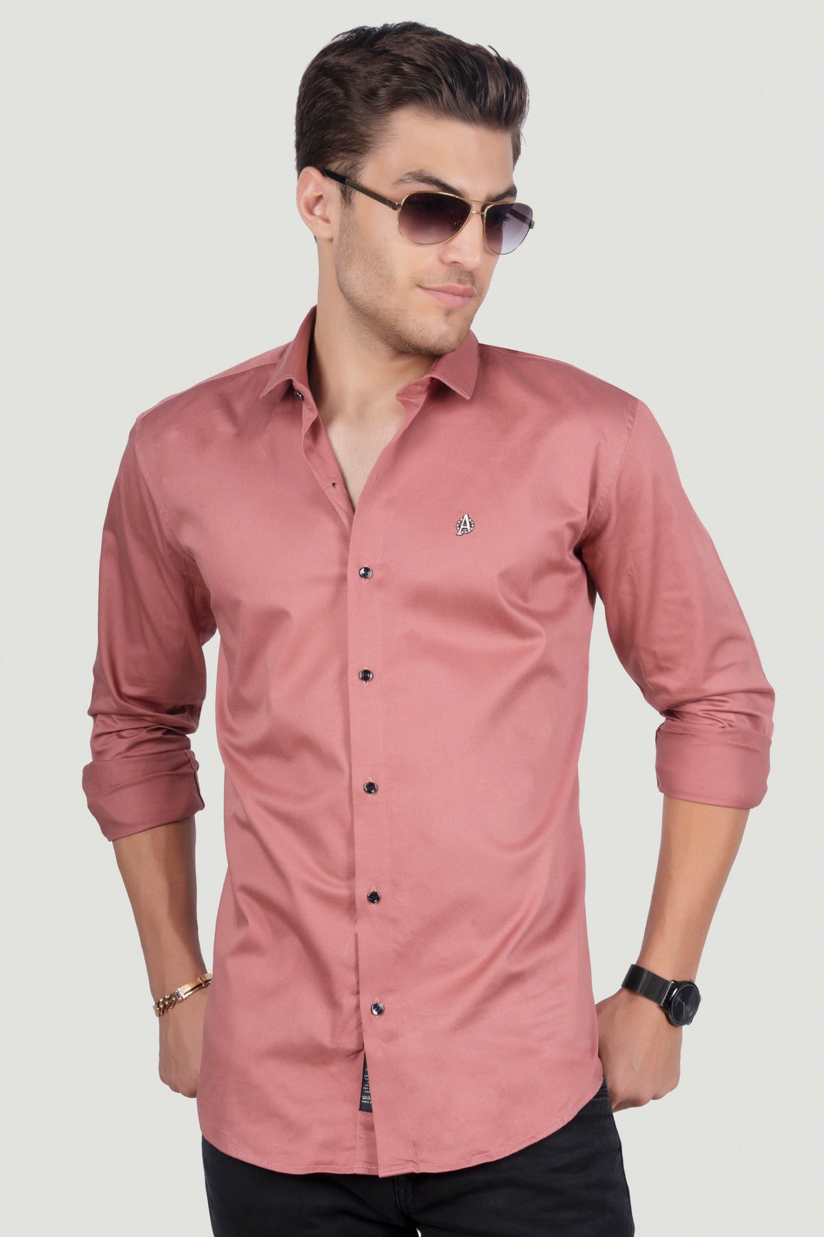 pirro-maroon-solid-shirt