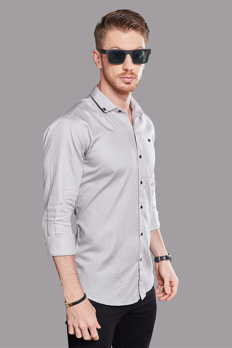 pavel-grey-print-check-shirt