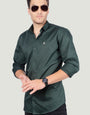 QUINTO GREEN SOLID SHIRT