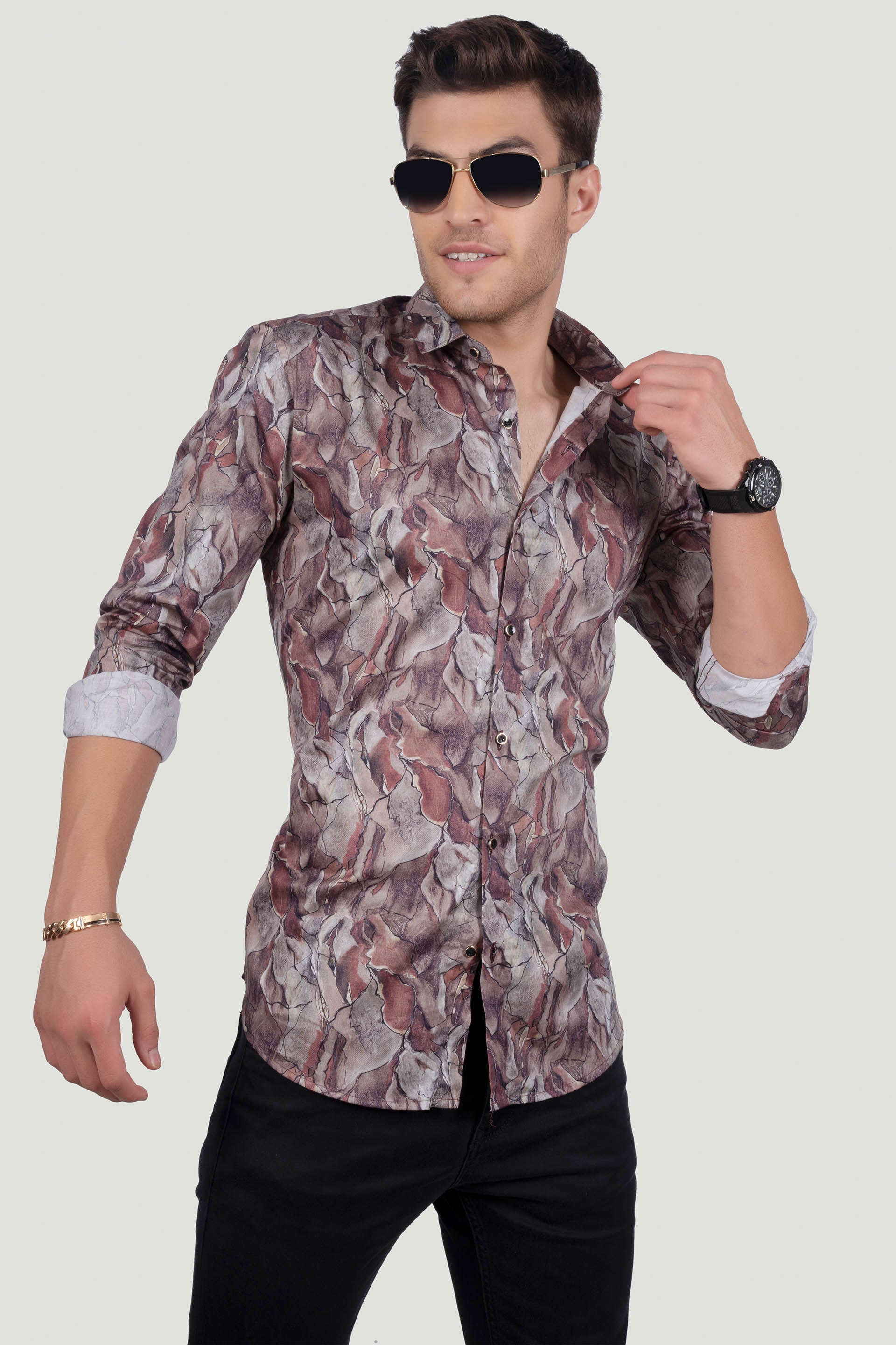 ruggero-brown-club-wear-shirt