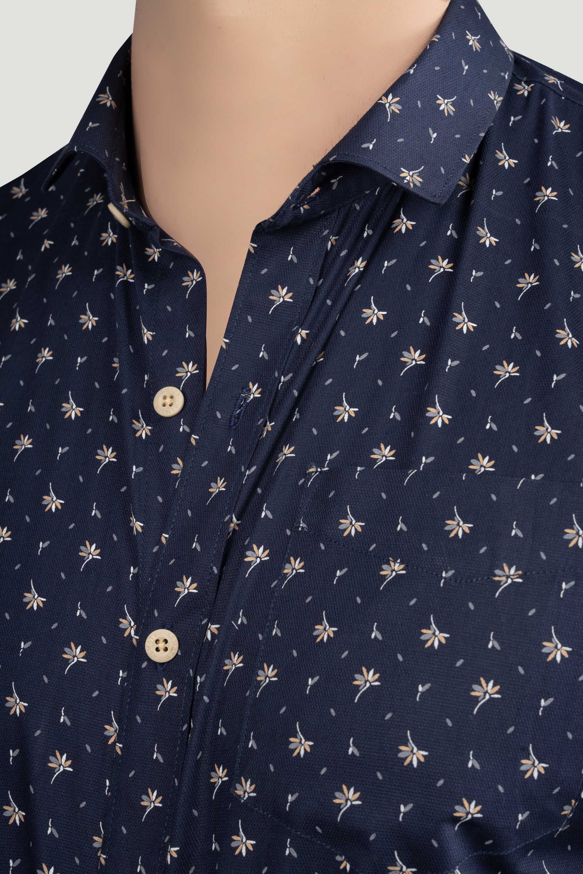 radiant-danil-navy-blue-floral-cotton-printed-shirt